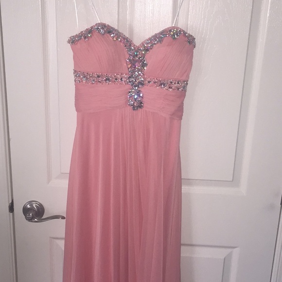 Pink Rhinestone Dress - Picture 2 of 8